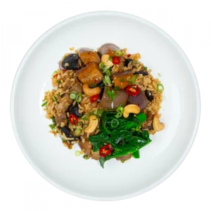 Claypot Chicken and Shiitake Rice