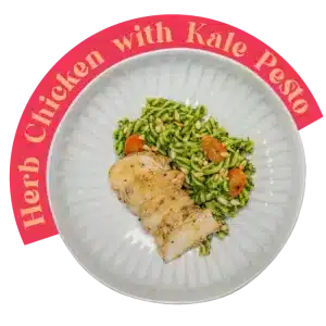 Herb Chicken w/ Kale Pesto Pasta - REG